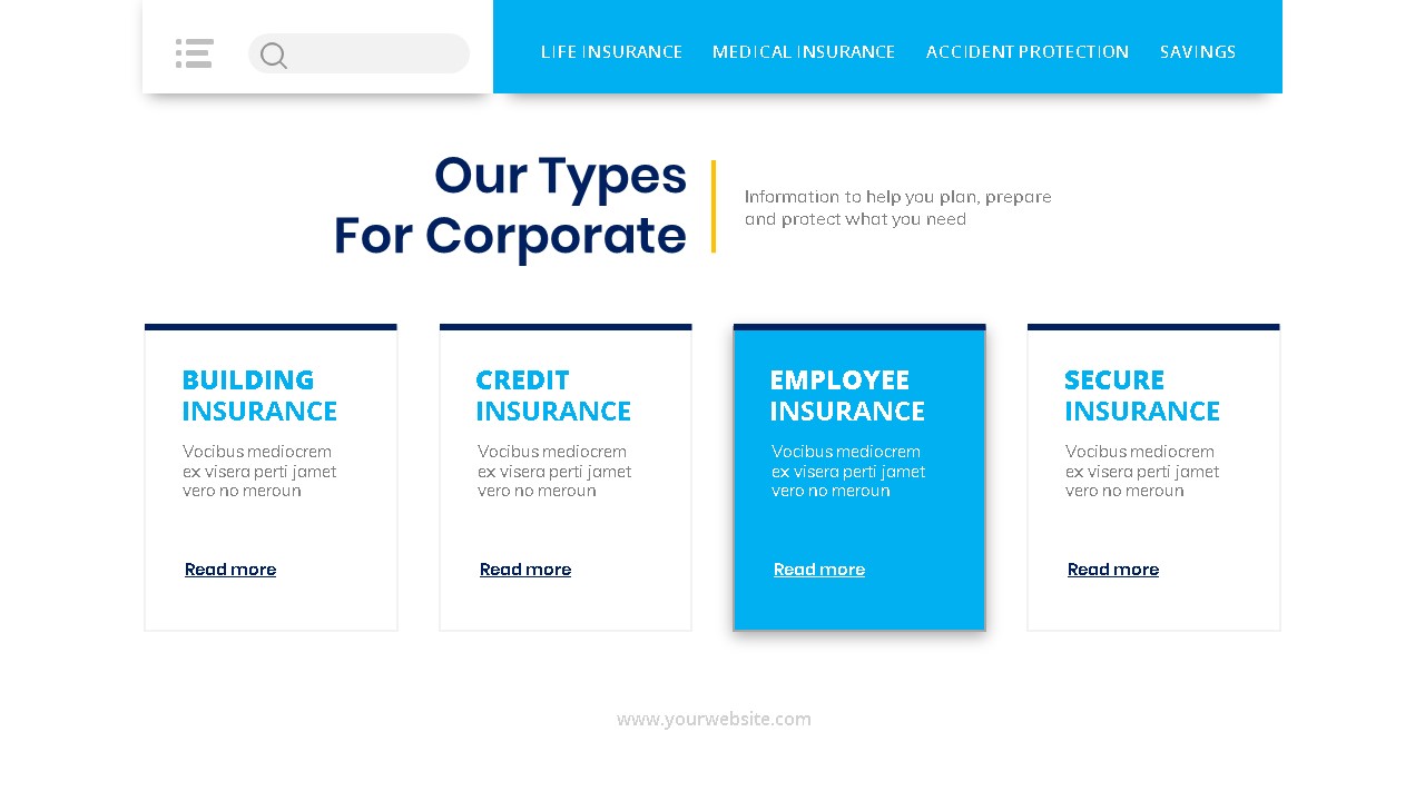 Insurance Business Google Slide Template, Presentation Templates